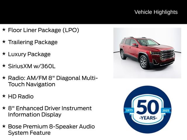 Used 2020 GMC Acadia SLT w/ Driver Alert Package II AWD/4WD image 11
