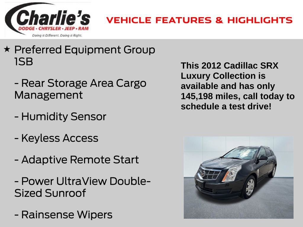 Used 2012 Cadillac SRX Luxury image 8