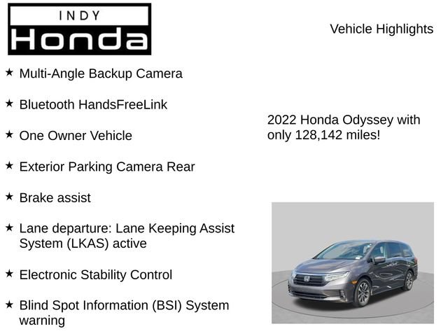 Certified 2022 Honda Odyssey EX-L image 7