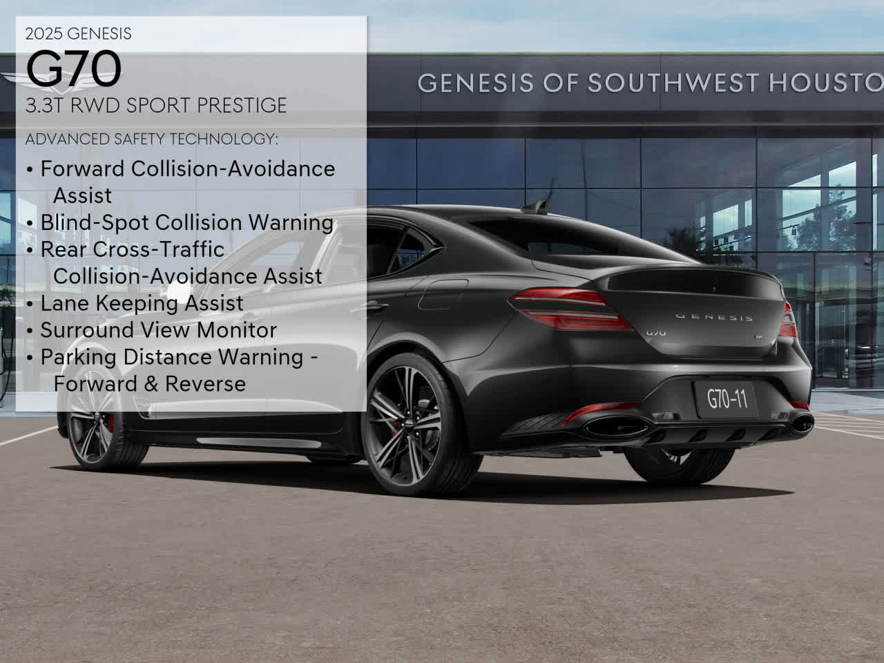 Used 2025 Genesis G70 3.3T Advanced w/ Sport Prestige Package image 14