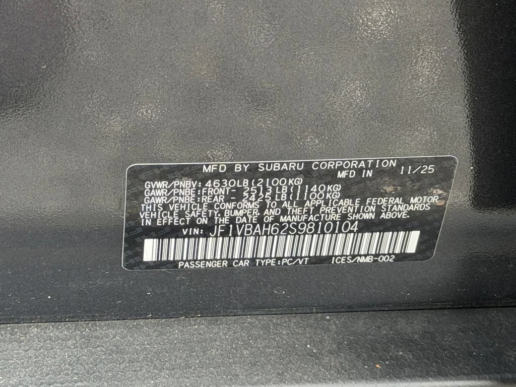 Used 2025 Subaru WRX Premium AWD/4WD image 10