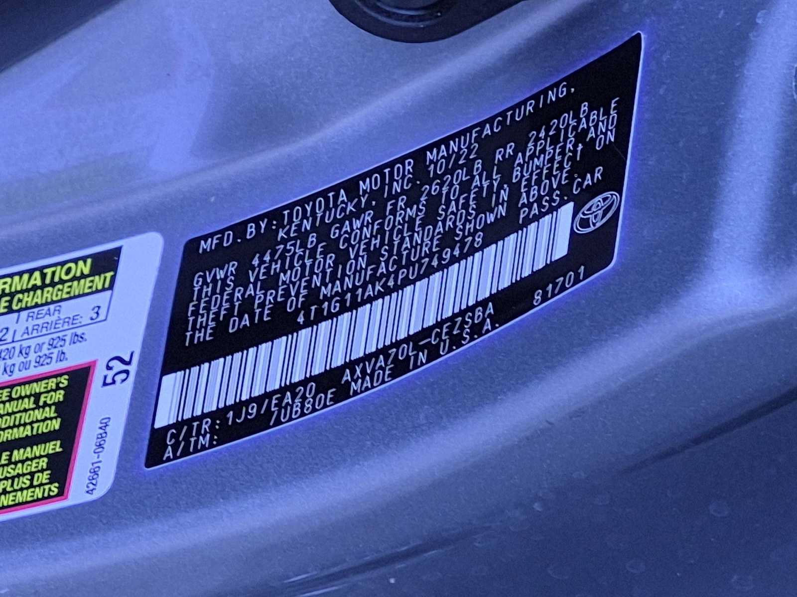 Used 2023 Toyota Camry SE FWD image 32