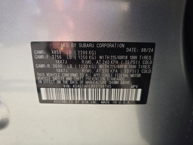 Certified 2025 Subaru Outback Touring w/ Tech Package 3 image 30