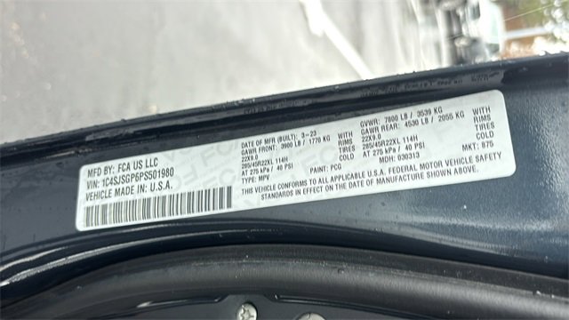 Used 2023 Jeep Grand Wagoneer L Series III w/ Rear Seat Video Group 1 image 37