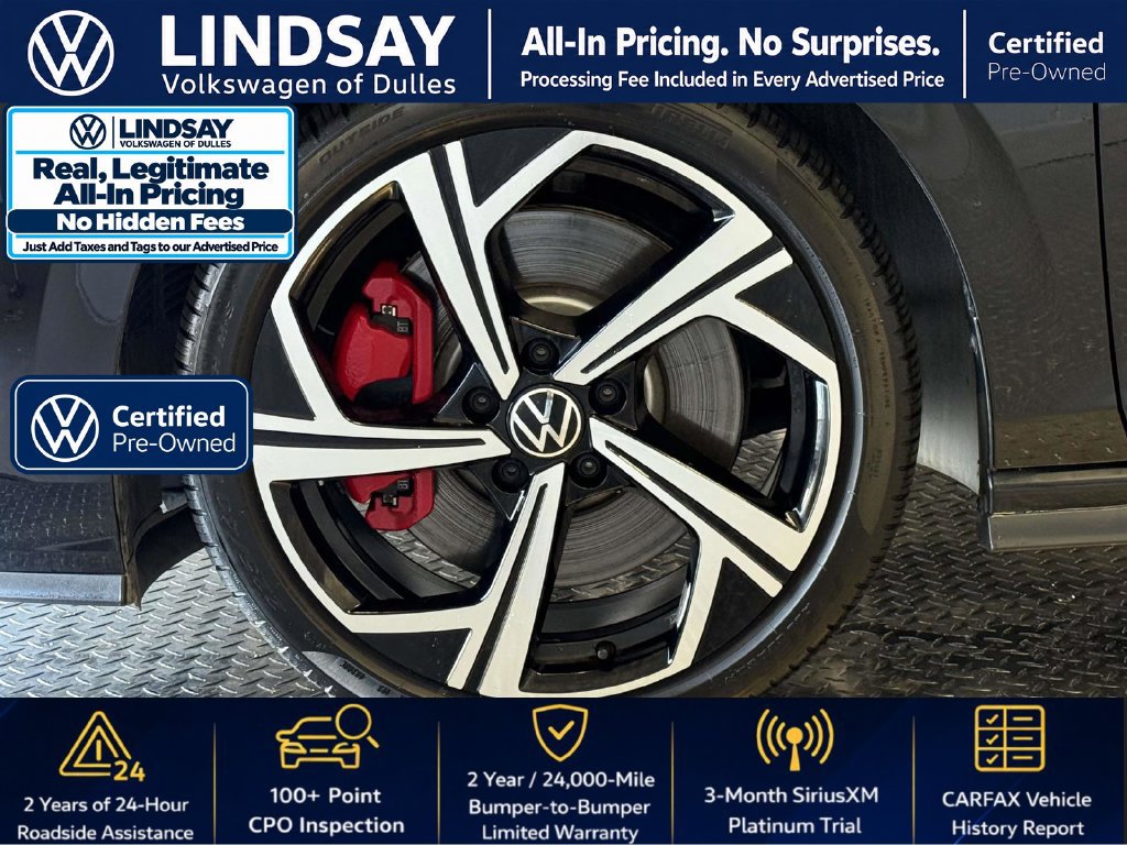 Used 2025 Volkswagen GTI SE FWD image 9
