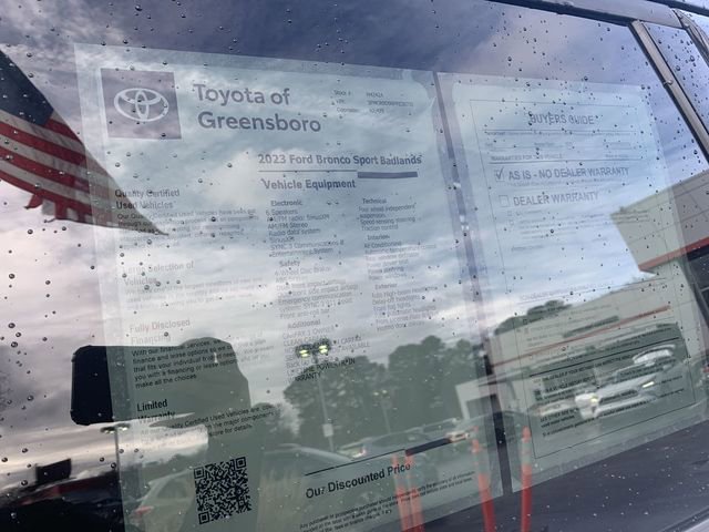 Used 2023 Ford Bronco Sport Badlands image 36