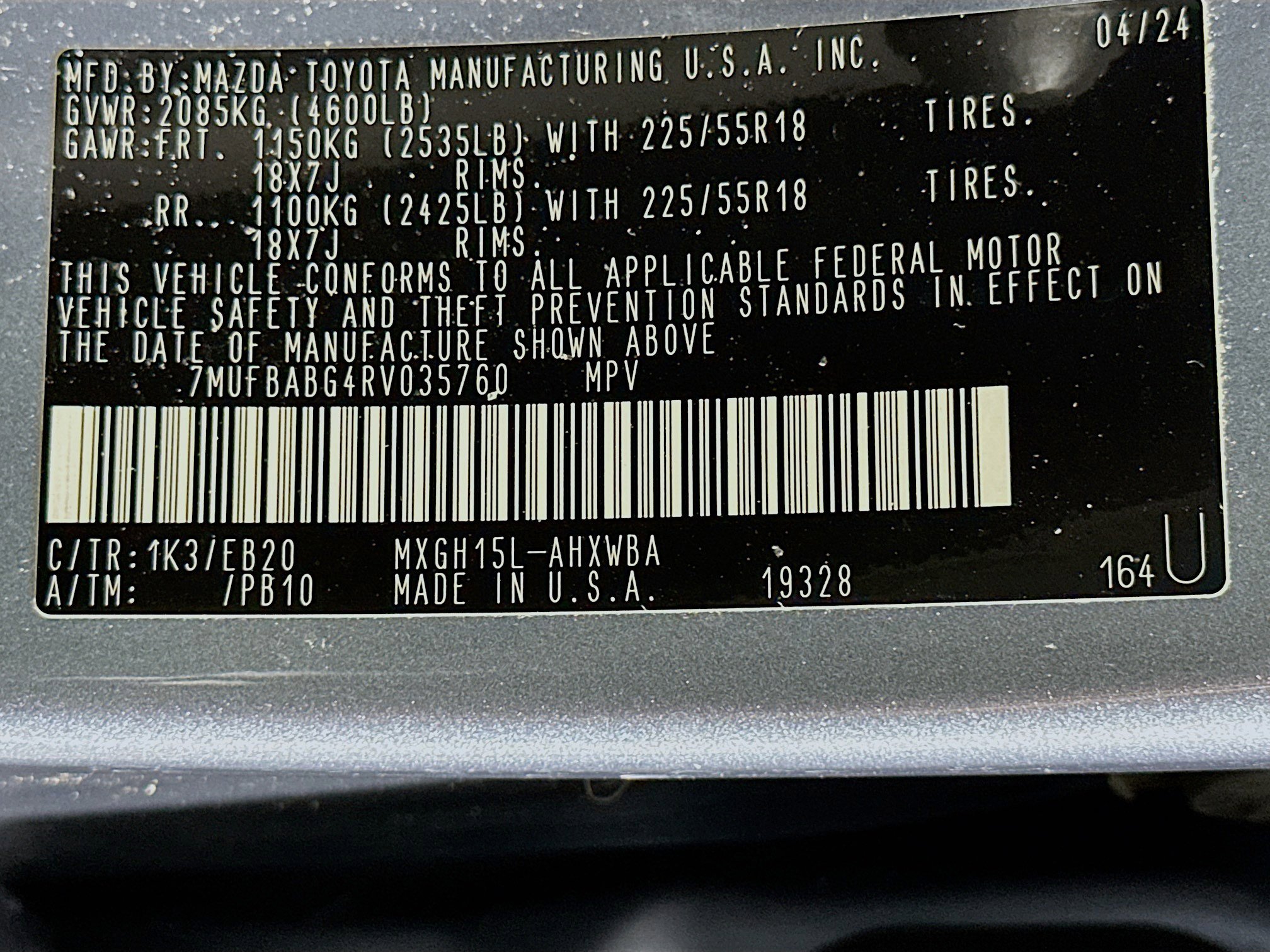 Used 2024 Toyota Corolla Cross XSE w/ Convenience Package image 12