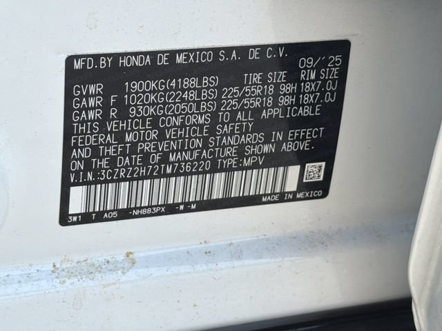 Used 2026 Honda HR-V EX-L image 35