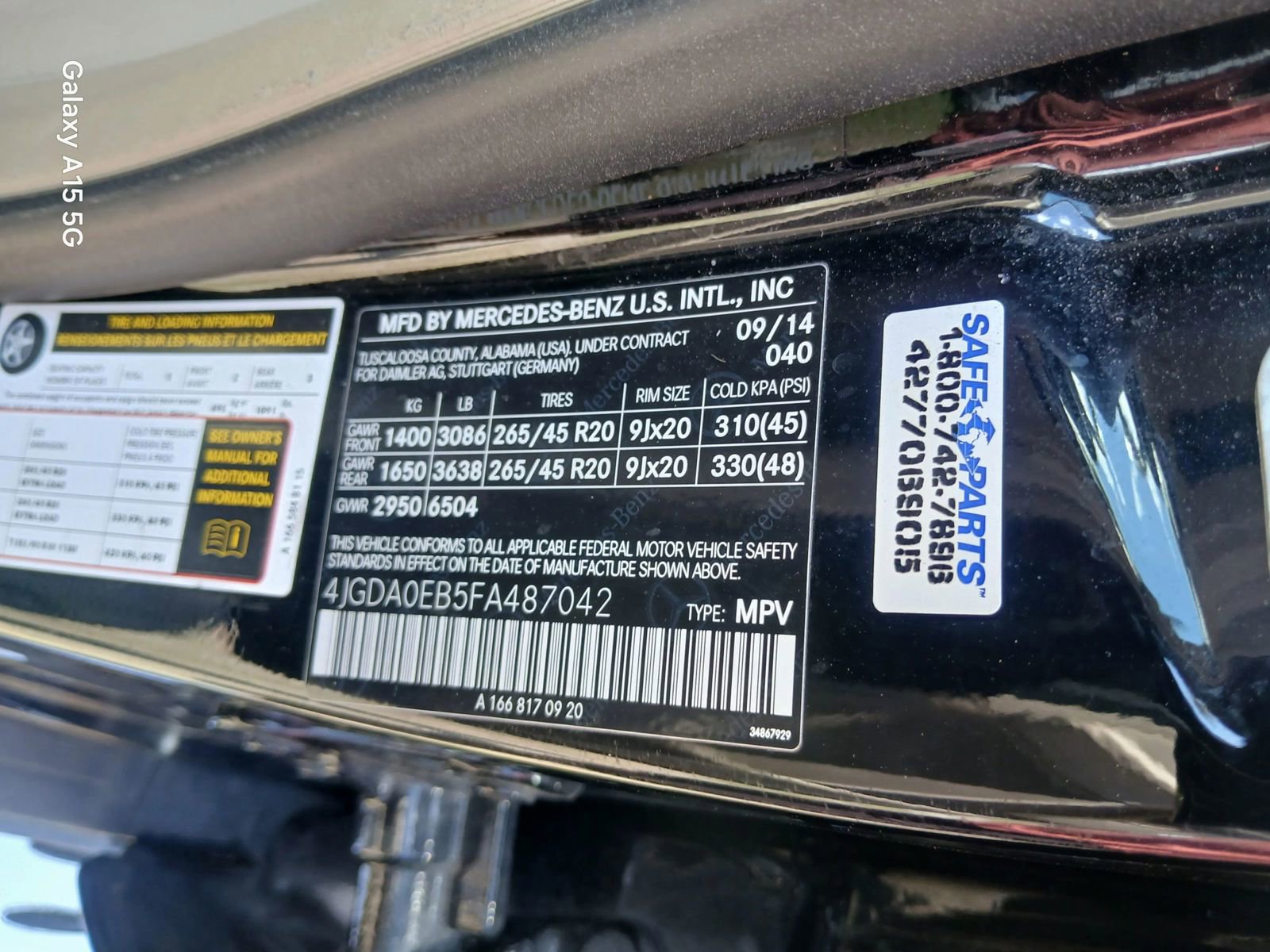 Used 2015 Mercedes-Benz ML 250 BlueTEC 4MATIC w/ Premium 1 Package image 10