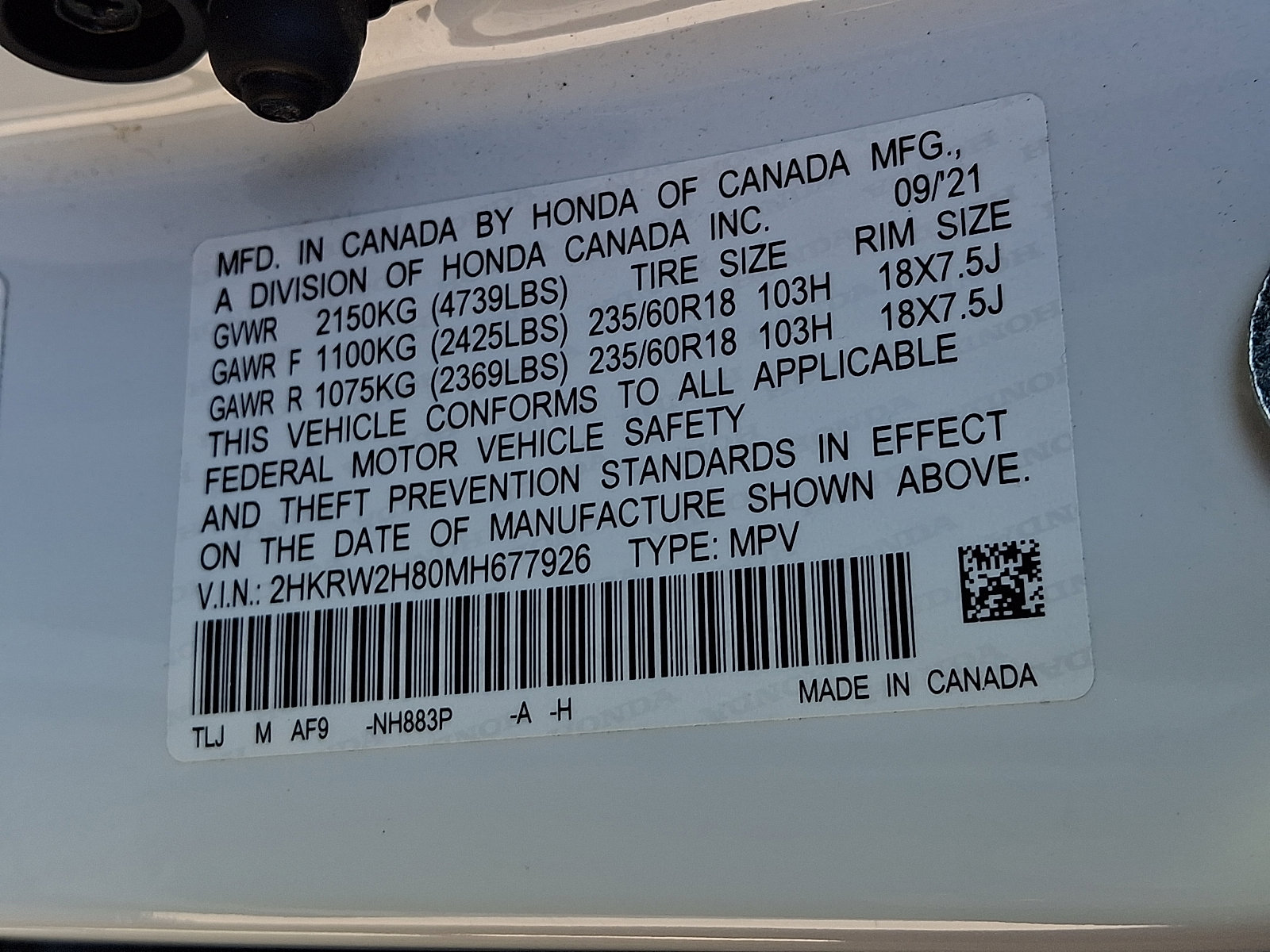 Used 2021 Honda CR-V EX-L image 32