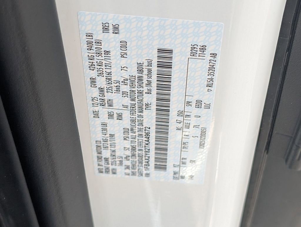 New 2026 Ford Transit 350 XL image 30