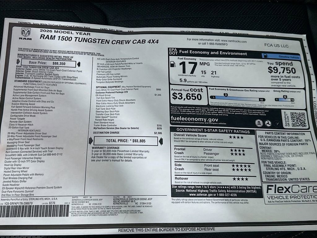 New 2026 RAM 1500 Tungsten image 21