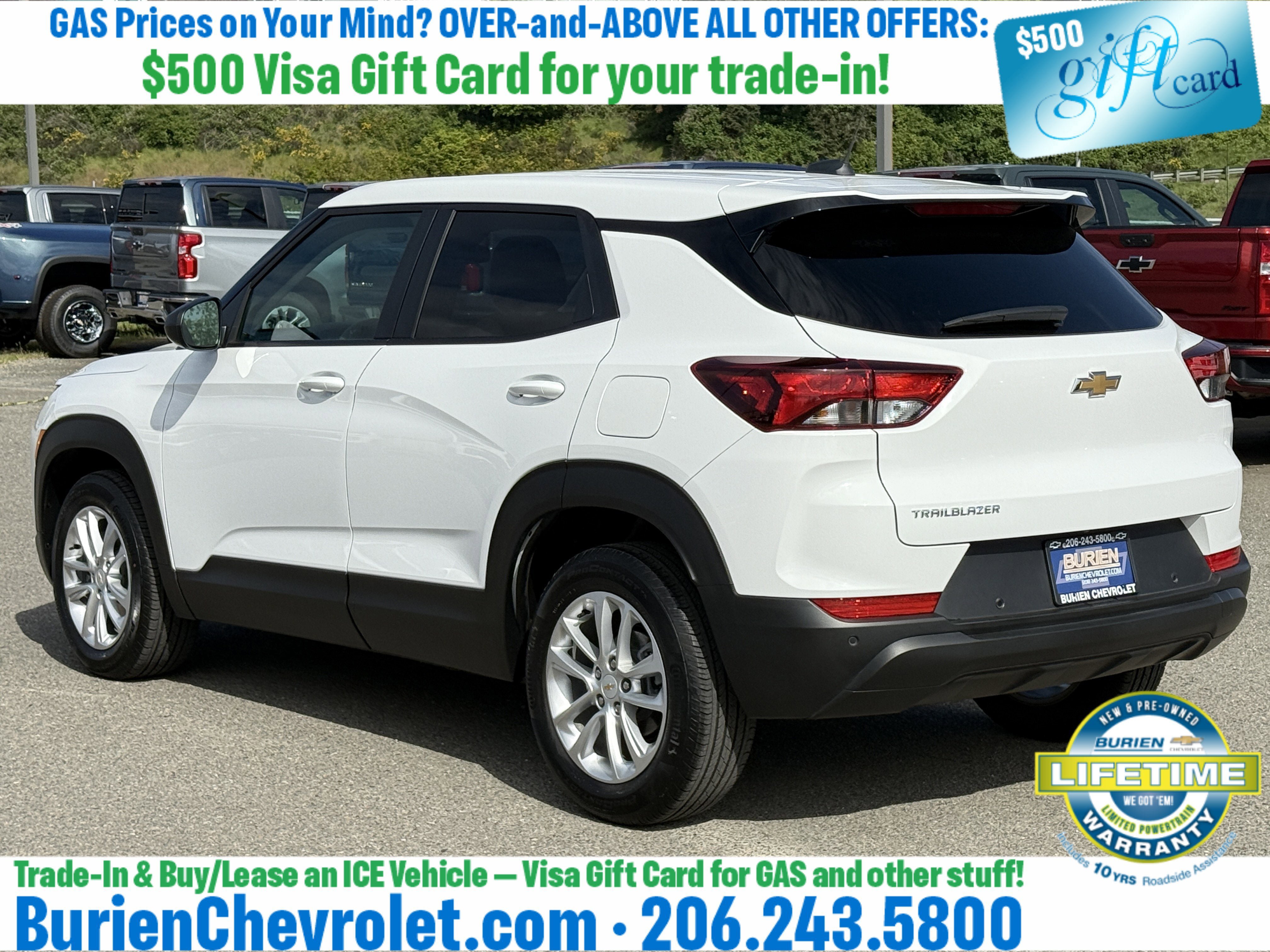 Used 2024 Chevrolet TrailBlazer LS w/ LS Convenience Package FWD image 3