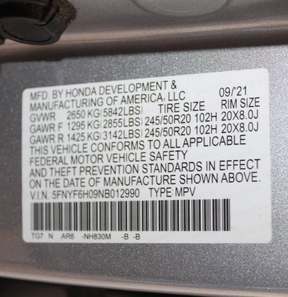 Used 2022 Honda Pilot Elite image 31