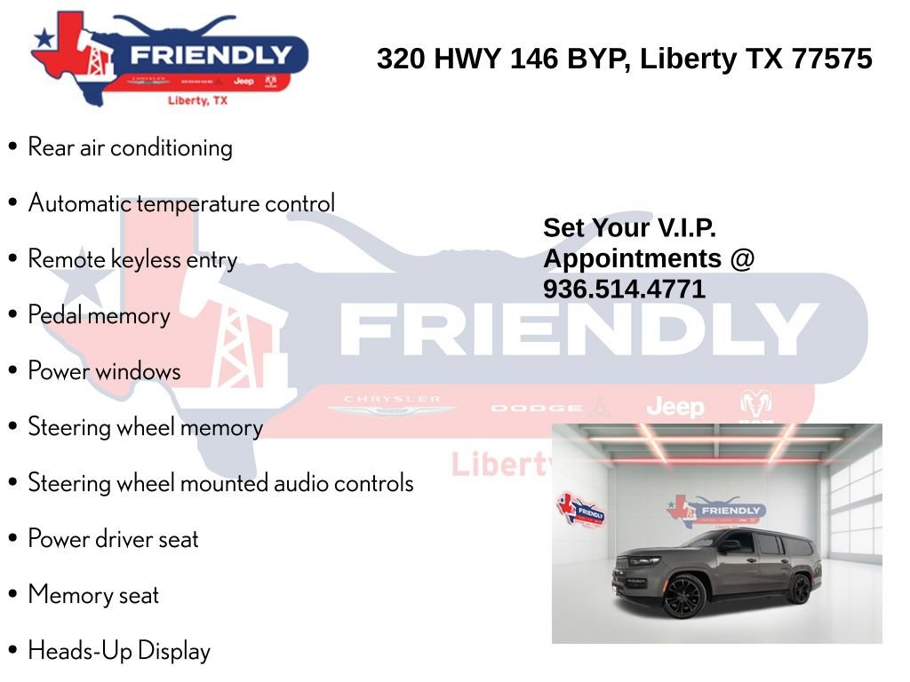 Used 2024 Jeep Grand Wagoneer L Series II w/ Quick Order Packagew 28T AWD/4WD image 15