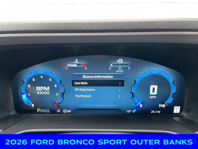 New 2026 Ford Bronco Sport Outer Banks w/ Sasquatch Outer Banks Package AWD/4WD image 2