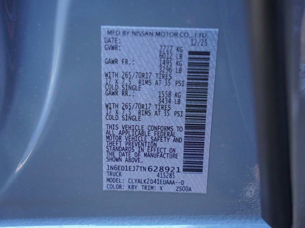 New 2026 Nissan Frontier Pro-X w/ Tow Package image 27