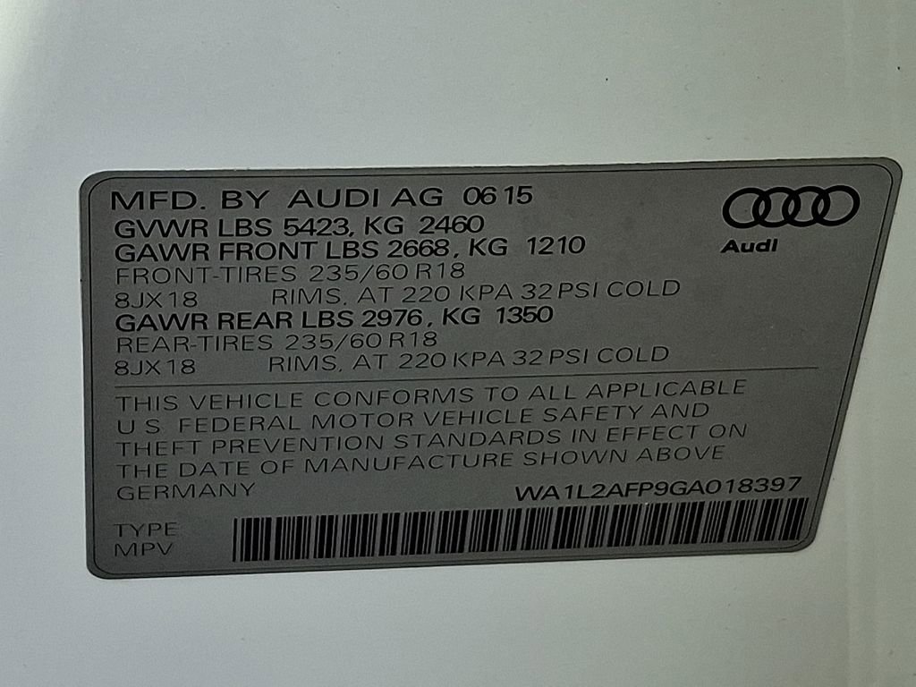 Used 2016 Audi Q5 2.0T Premium Plus w/ Technology Package image 28