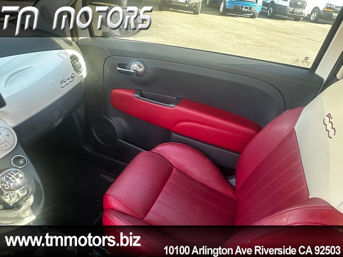 Used 2013 FIAT 500 Lounge w/ Luxury Leather Pkg image 12