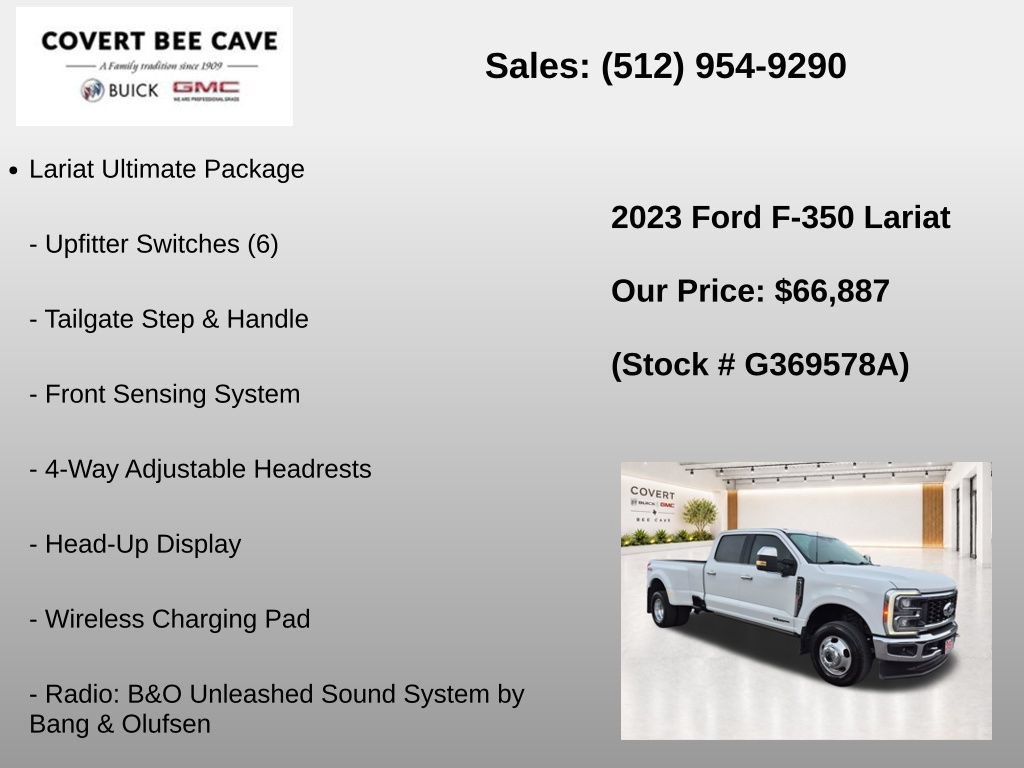 Used 2023 Ford F350 Lariat w/ Lariat Ultimate Package AWD/4WD image 19