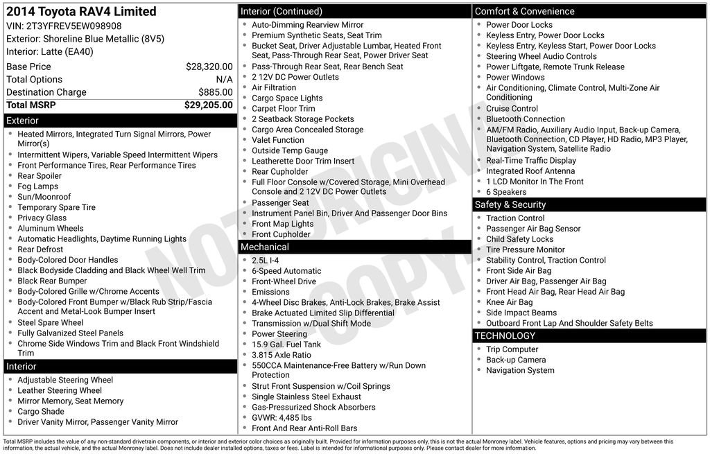 Used 2014 Toyota RAV4 Limited video 2