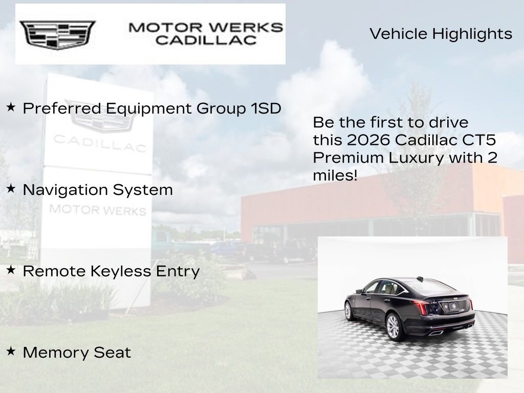 New 2026 Cadillac CT5 Premium Luxury image 13