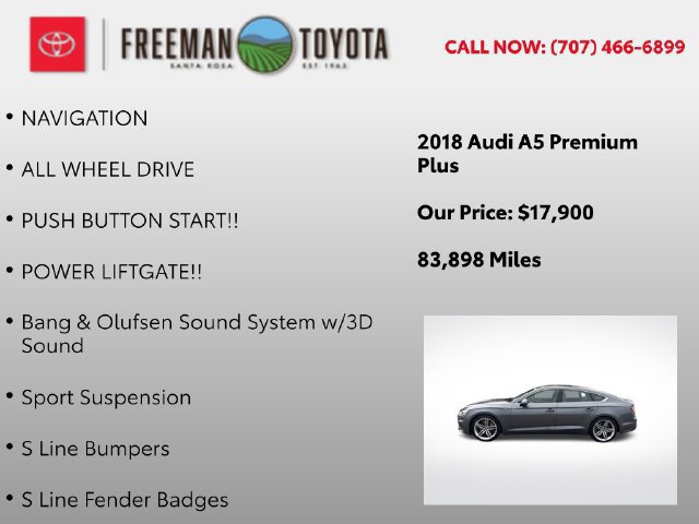 Used 2018 Audi A5 2.0T Premium Plus AWD/4WD image 9