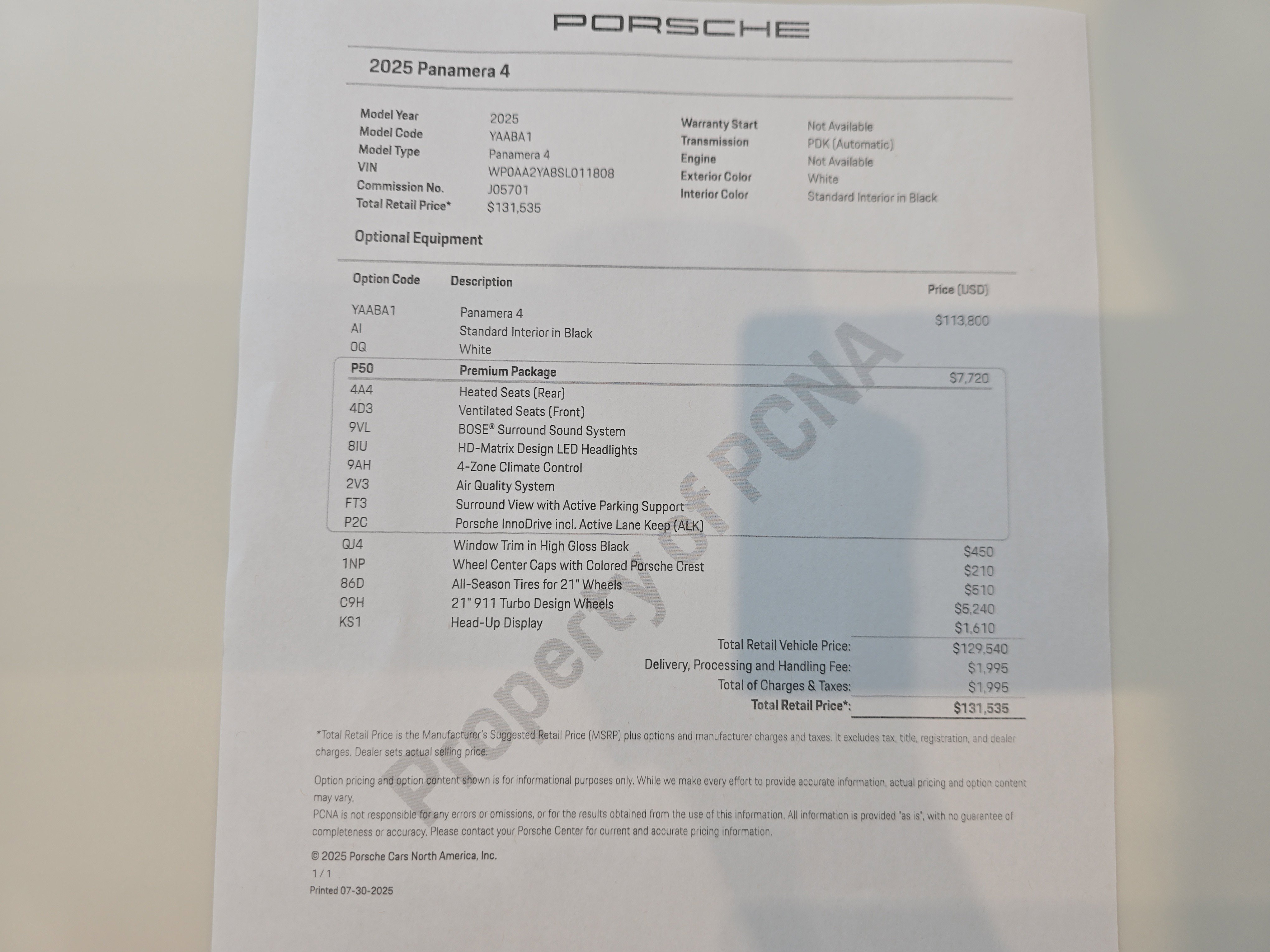 New 2025 Porsche Panamera 4 image 31