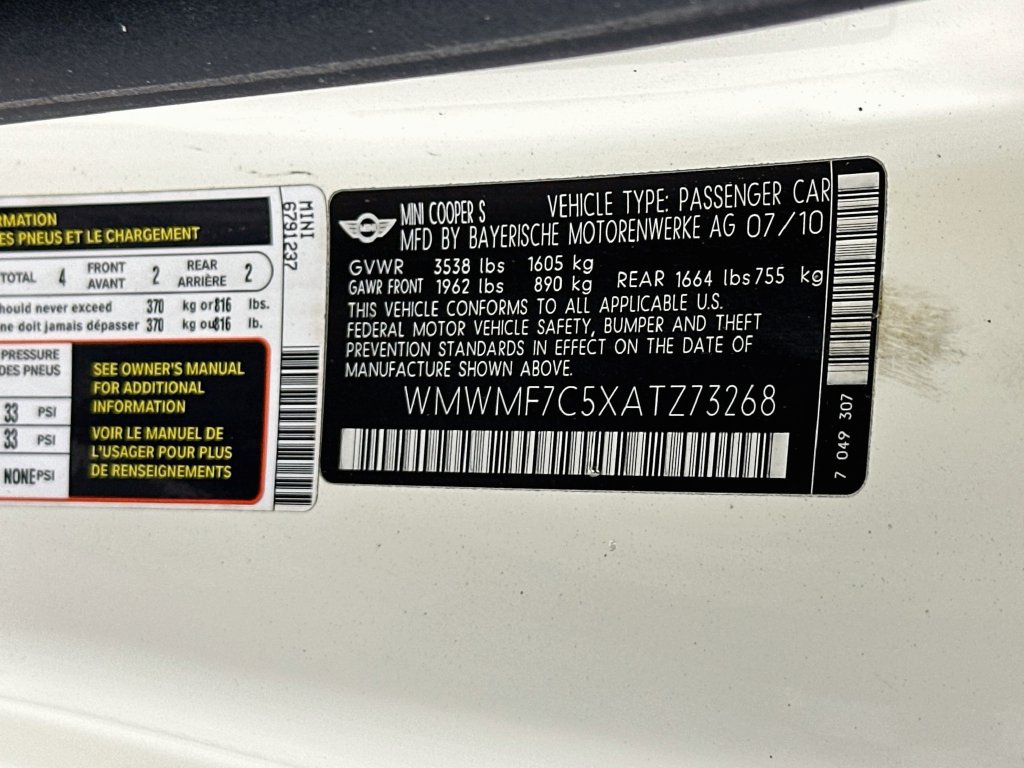 Used 2010 MINI Cooper S FWD image 31