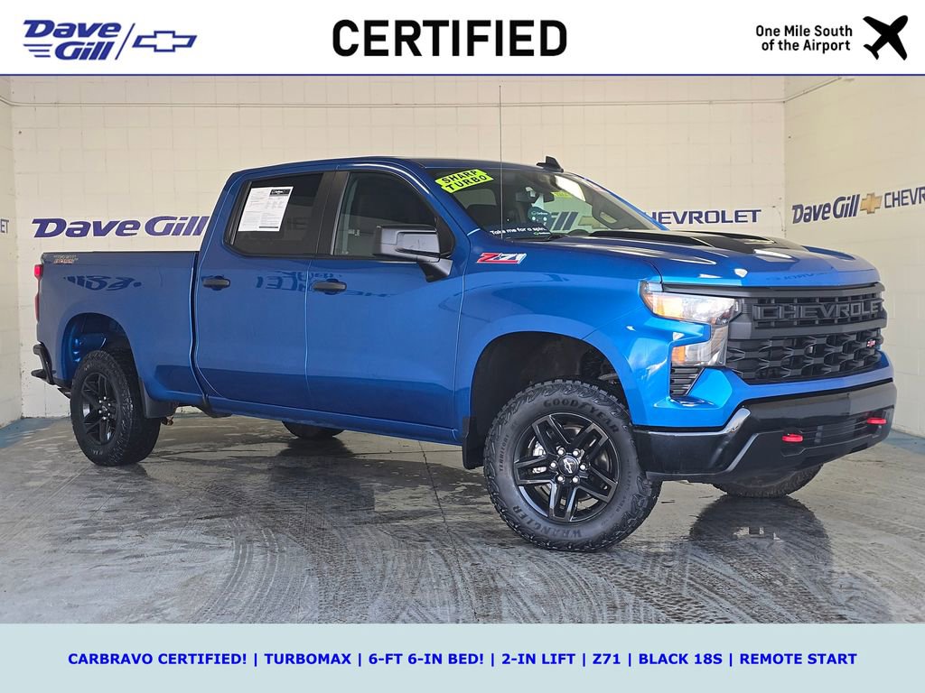 Certified 2023 Chevrolet Silverado 1500 Custom Trail Boss