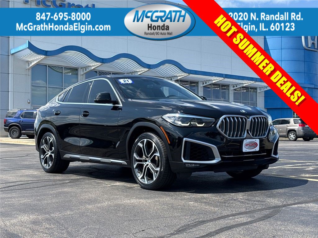 Used 2021 BMW X6 sDrive40i w/ Premium Package 2 RWD image 1