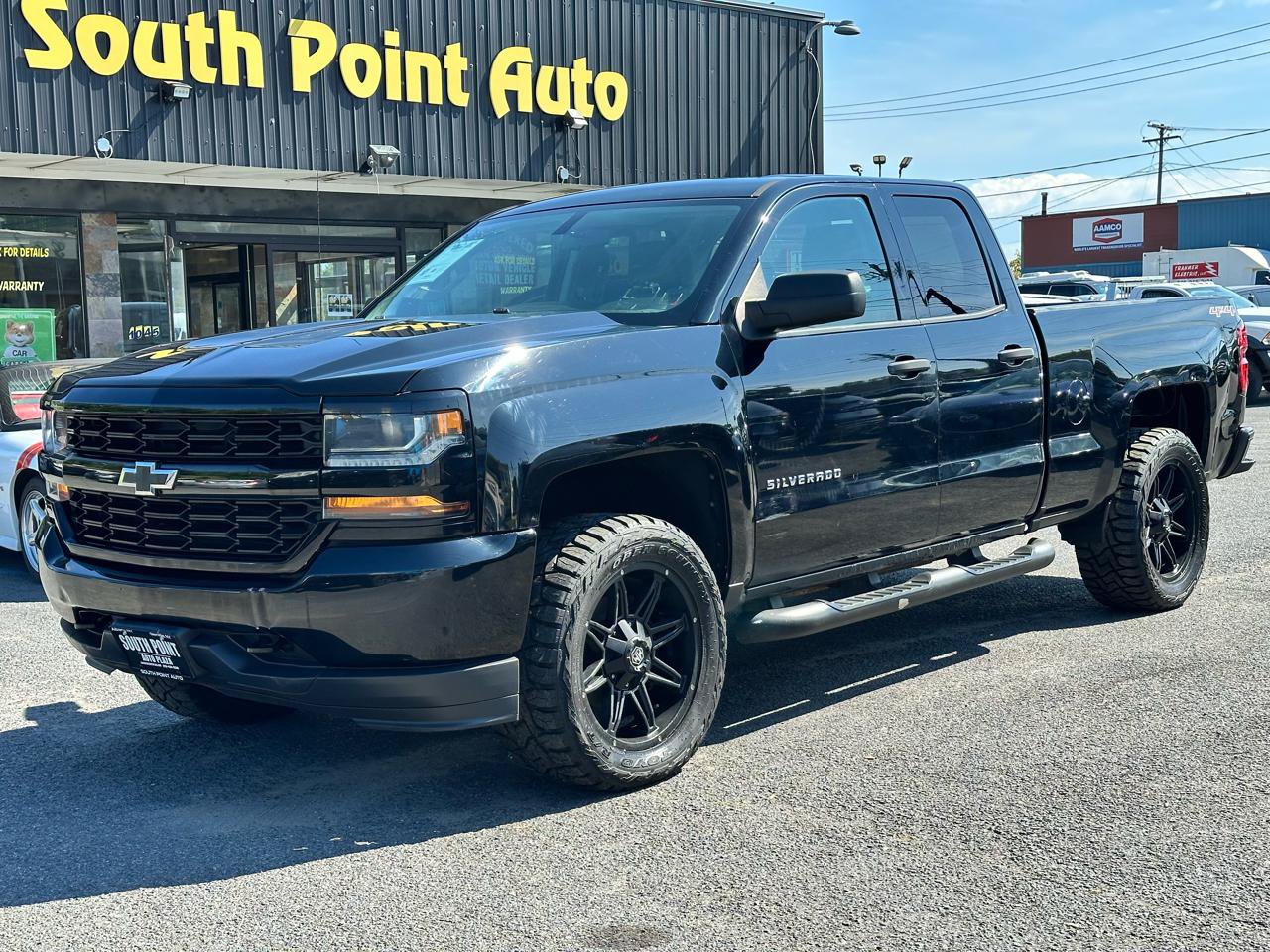 Used 2017 Chevrolet Silverado 1500 Custom w/ LPO, Black Pack AWD/4WD image 3