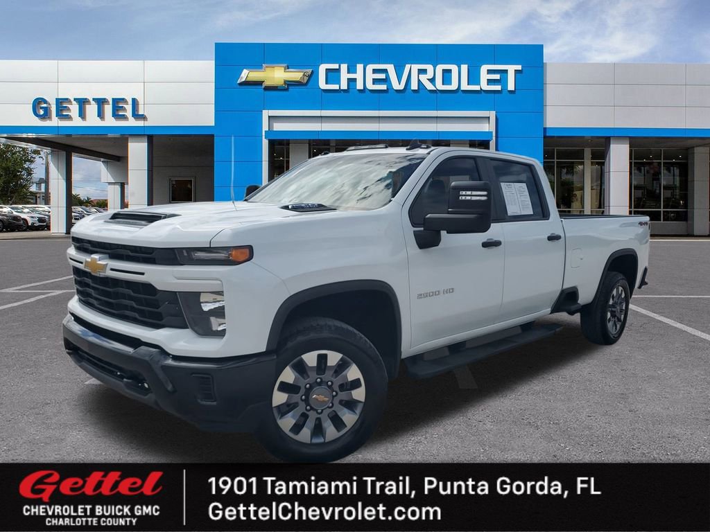 Used 2024 Chevrolet Silverado 2500 Custom w/ Custom Value Package
