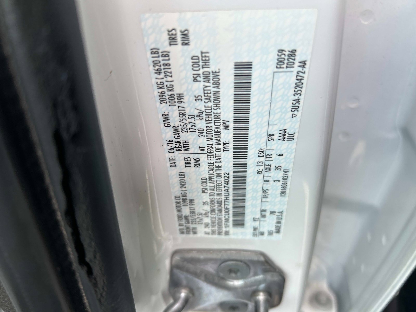 Used 2017 Ford Escape S FWD image 32