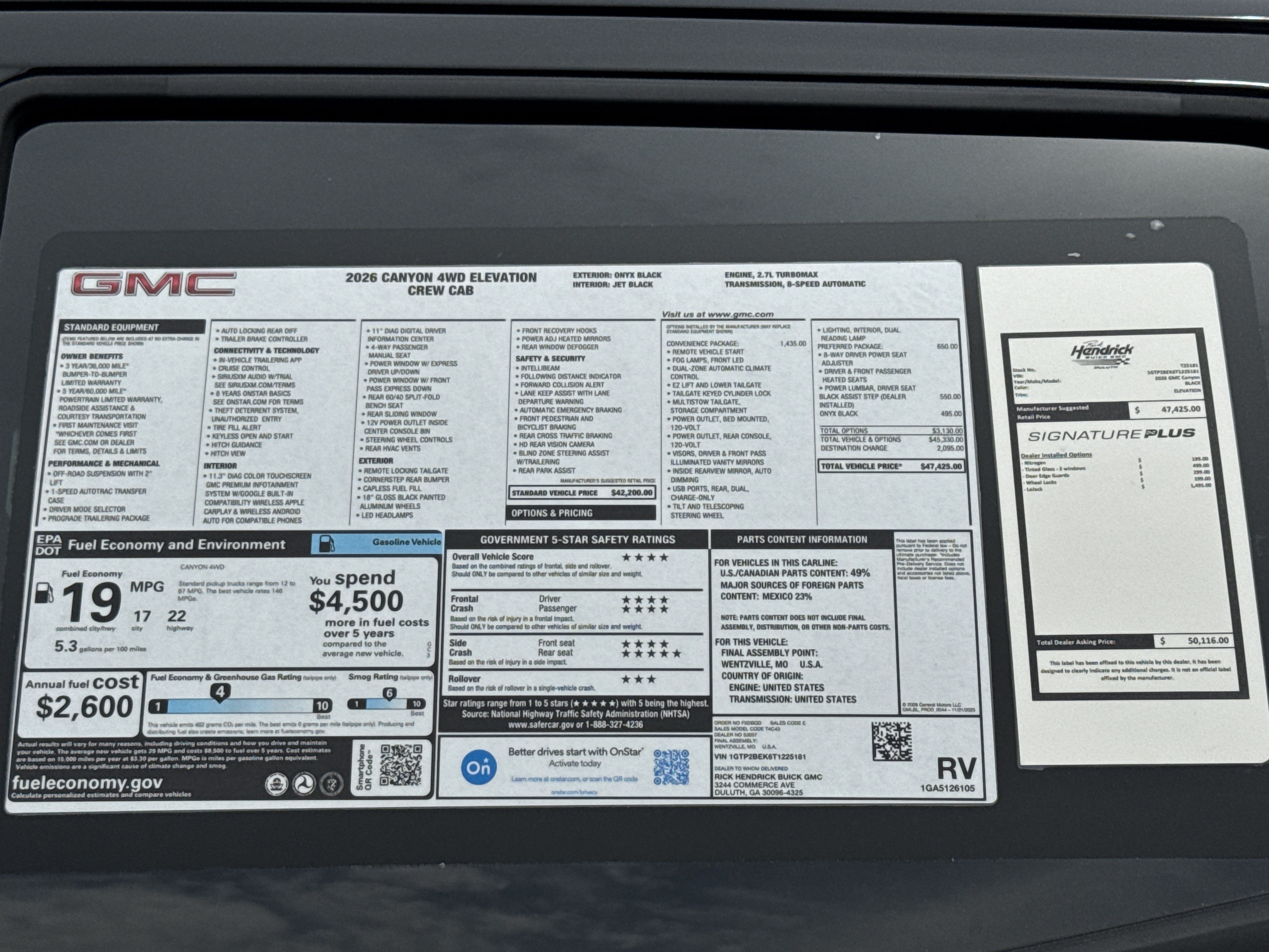 New 2026 GMC Canyon Elevation w/ Convenience Package AWD/4WD image 35