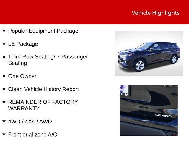 Used 2023 Toyota Highlander LE image 9