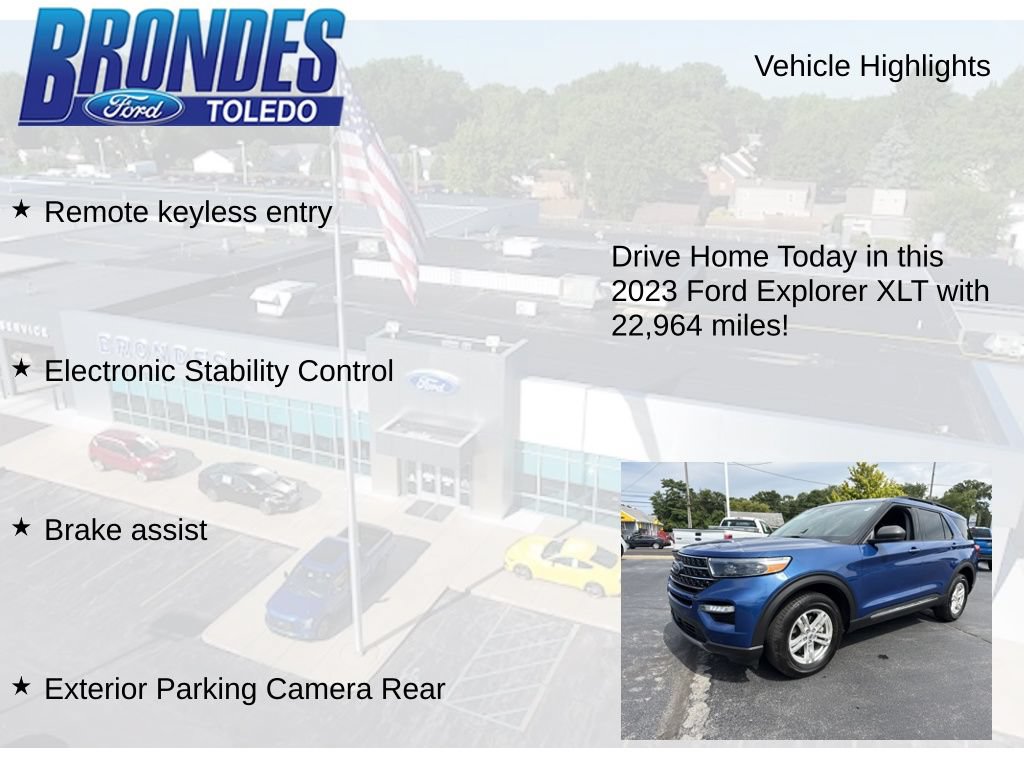Used 2023 Ford Explorer XLT w/ Equipment Group 202A AWD/4WD image 16