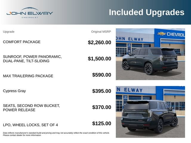 New 2026 Chevrolet Tahoe RST w/ Comfort Package AWD/4WD image 2