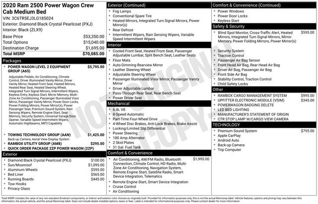 Used 2020 RAM 2500 Power Wagon