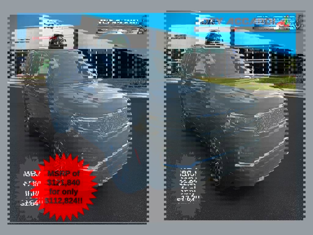 New 2024 Jeep Grand Wagoneer Series III w/ Rear Seat Video Group 1 image 1