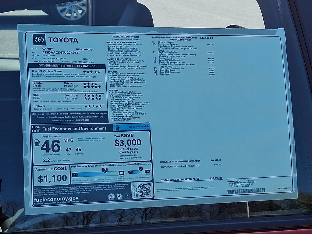 New 2026 Toyota Camry Hybrid image 3