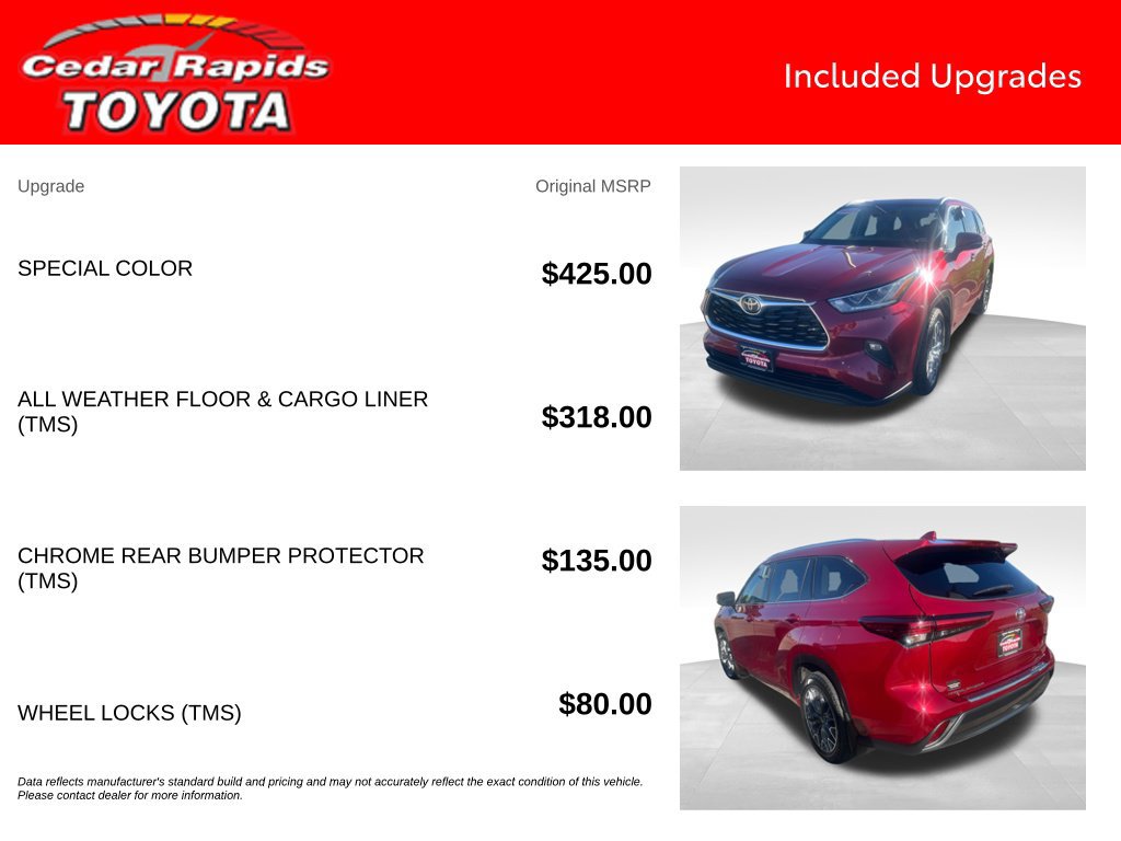 Certified 2021 Toyota Highlander Limited AWD/4WD image 7