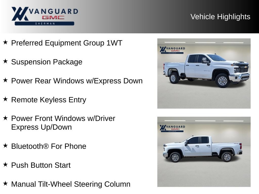 Used 2024 Chevrolet Silverado 2500 W/T w/ WT Fleet Convenience Package AWD/4WD image 11