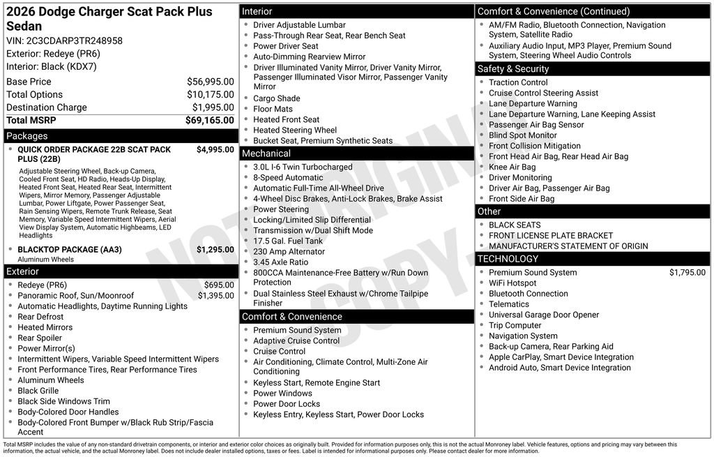 New 2026 Dodge Charger Scat Pack image 5