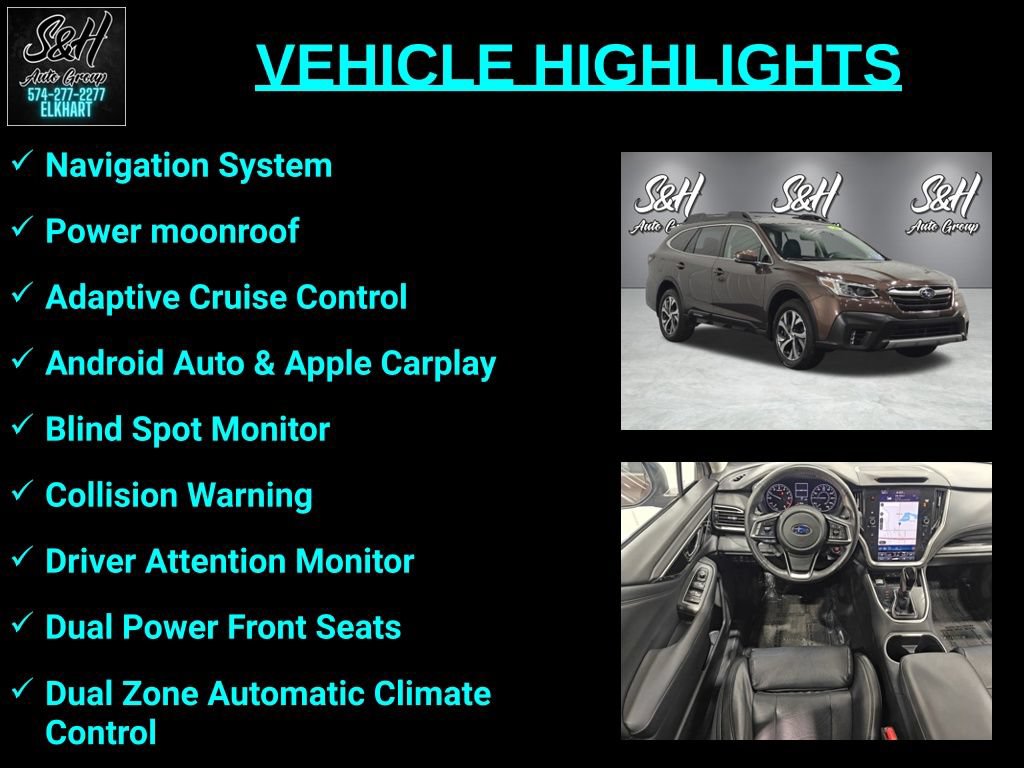 Used 2020 Subaru Outback Limited XT w/ Popular Package #2 AWD/4WD image 3