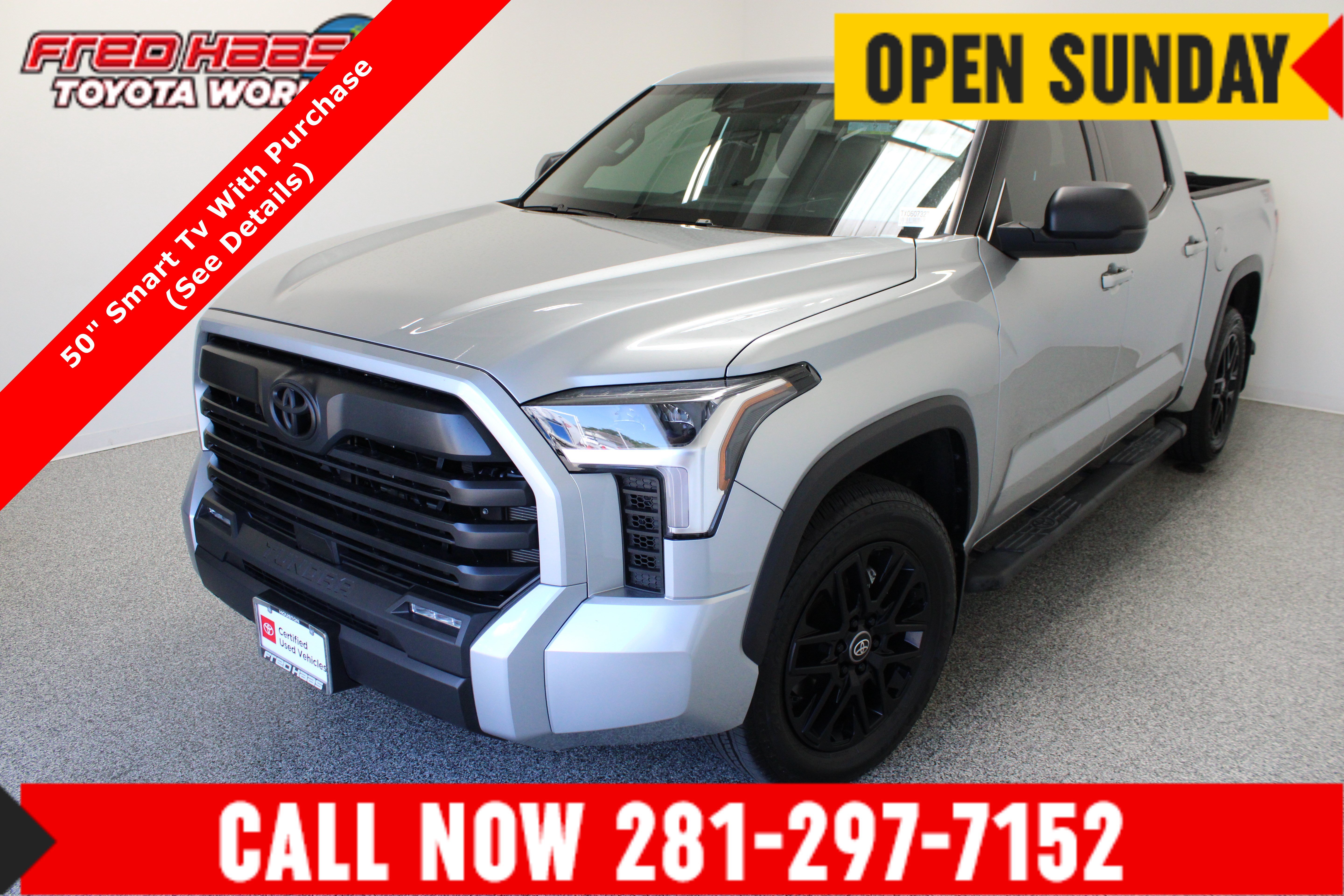 Certified 2026 Toyota Tundra SR5 w/ SX Package RWD image 1