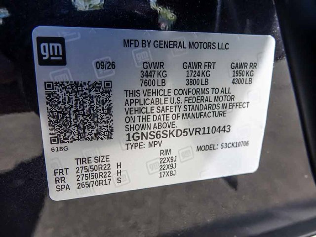 New 2027 Chevrolet Tahoe Premier w/ Sun And Tow Package AWD/4WD image 32