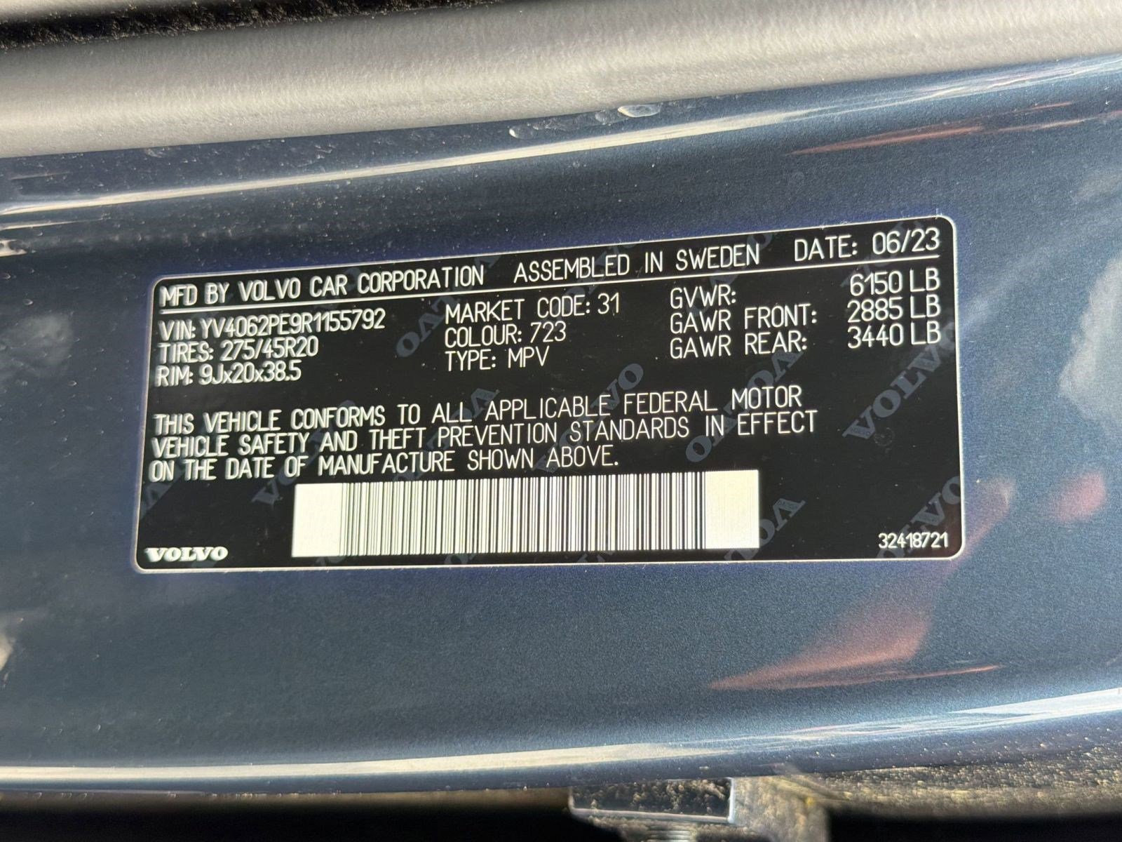 Certified 2024 Volvo XC90 B6 Plus w/ Protection Package Premier AWD/4WD image 20