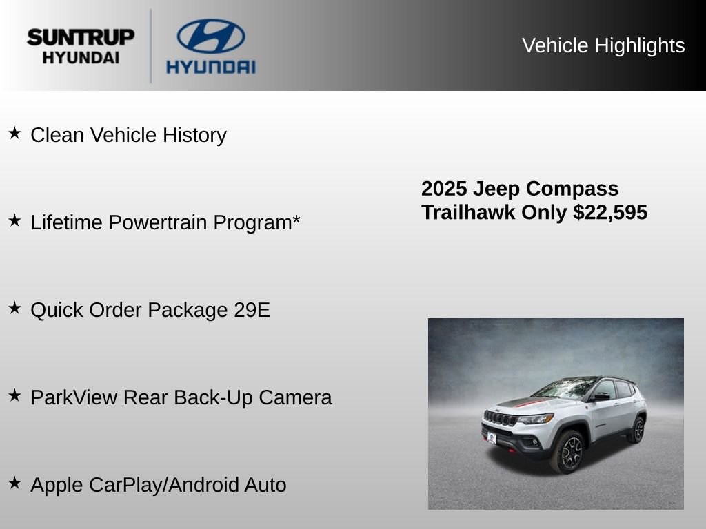 Used 2025 Jeep Compass Trailhawk AWD/4WD image 8