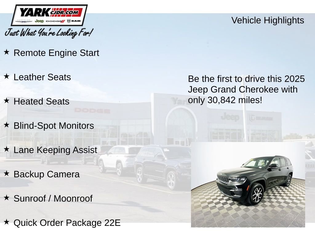 Certified 2025 Jeep Grand Cherokee Limited AWD/4WD image 13